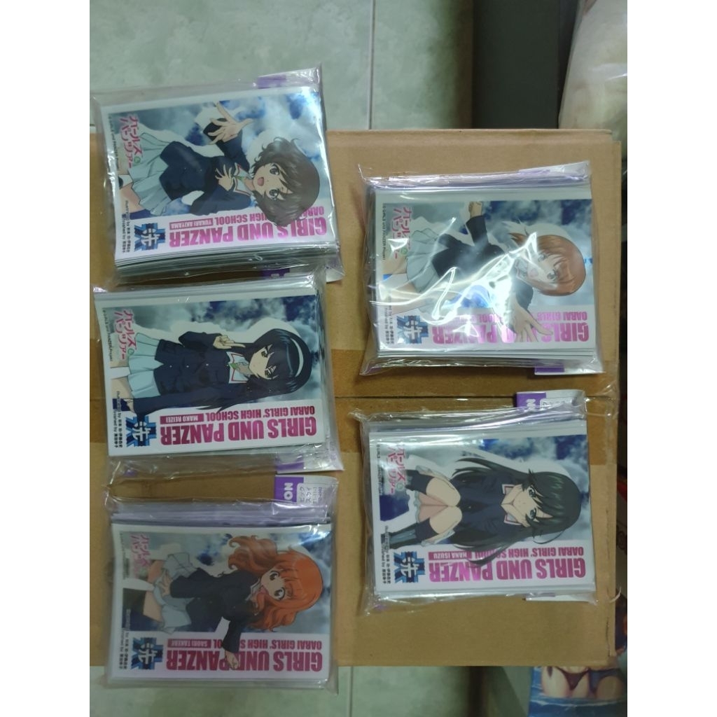 Sleeve Girl and Panzer ครบชุด5สาวเลยครับ หายากมากๆครับ