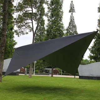 Tarp Hammock Cover คลุมเปล กันน้ํา Camping Shelter น้ําหนักเบาผ้าใบกันน้ําพร้อมกระเป๋า สินค้าส่งจากไทย