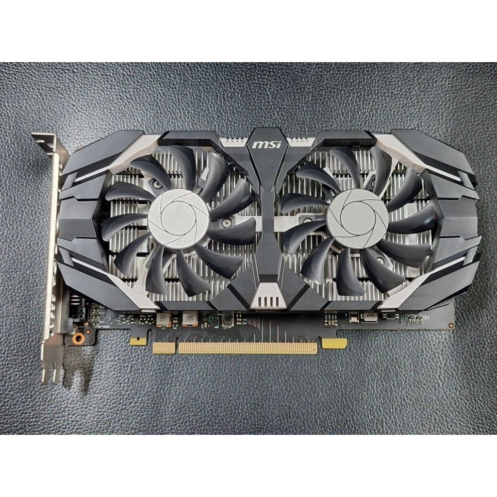 การ์ดจอมือ✌️MSI GeForce GTX 1050 Ti OC V1 4GB GDDR5 128-Bit ไม่ต่อไฟเพิ่ม