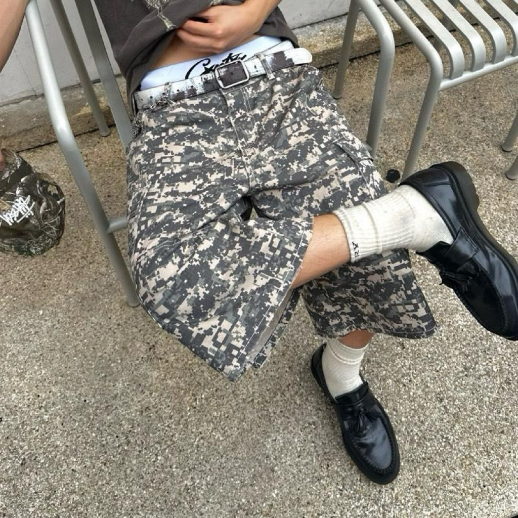 UTM011 กางเกงทหาร DIGI CAMO PANTS ขาสั้น-ขายาว สไตล์สตรีท