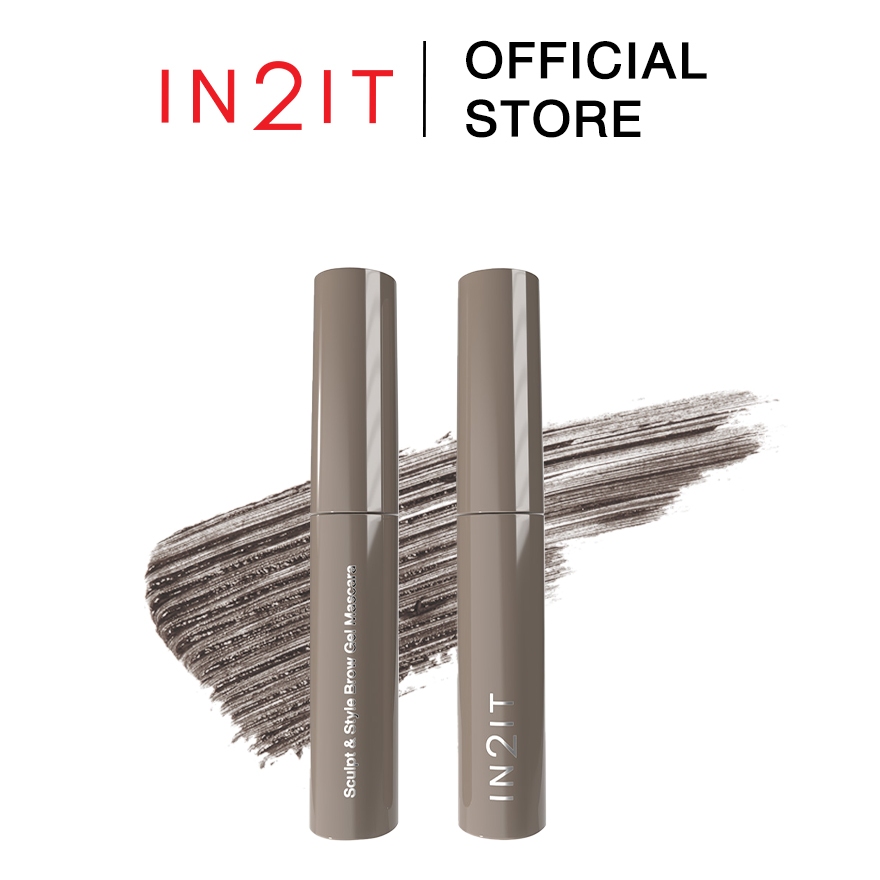 IN2IT Sculpt & Style Brow Gel Mascara - มาสคาร่าคิ้ว (ขนาด 2.5 กรัม) [SBG]