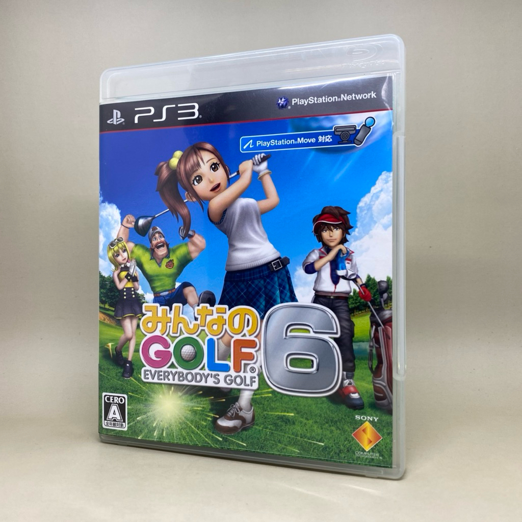 Everybody’s Golf 6 (PS Move)(PS3) | PlayStation 3 | Zone 2 Japan | Japanese | สินค้าแท้ ใช้งานปกติ
