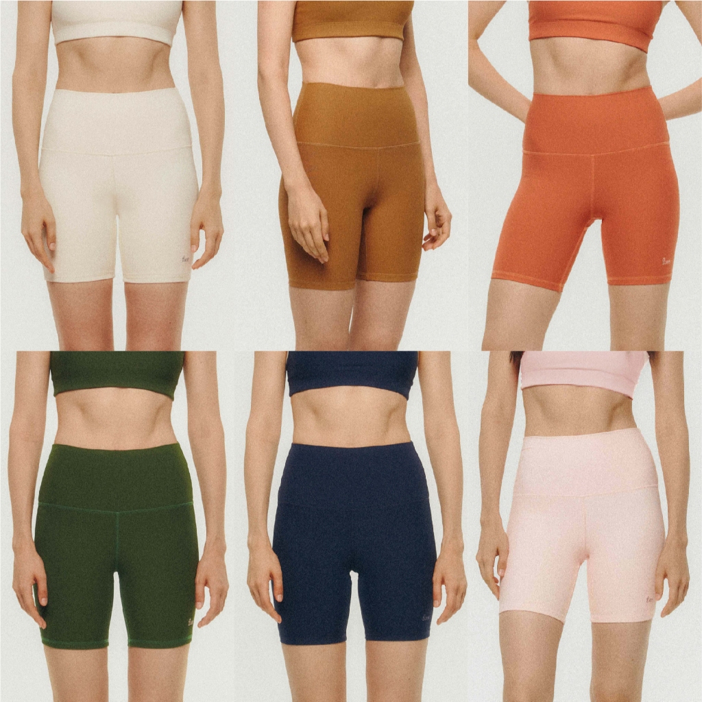 Holly Ribbed Biker Shorts - The Flos Club