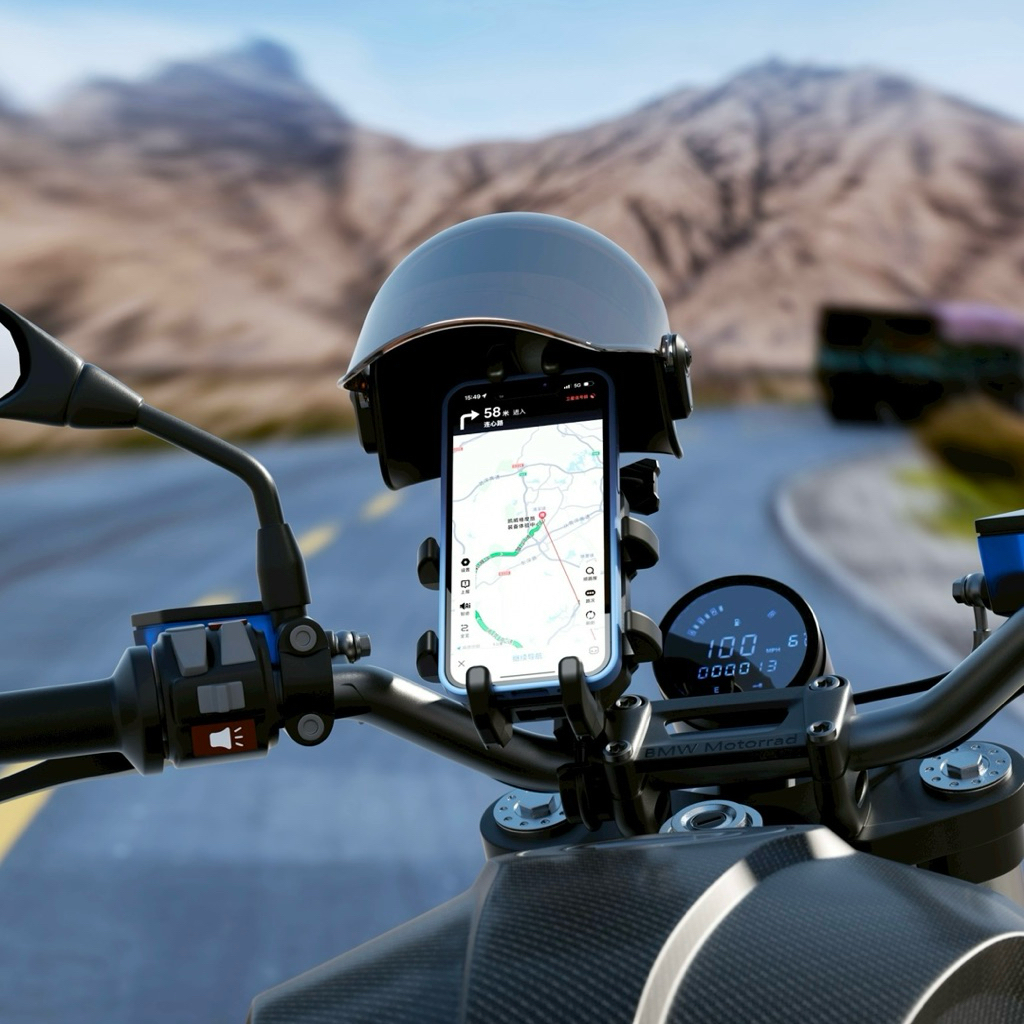 Kewig M26(S) ที่ยึดโทรศัพท์มือถือมอเตอร์ไซค์ พร้อมระบบซับแรงกระแทก ลดการสั่นสะเทือน (รุ่นประหยัด) - รูปที่ 4