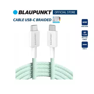 [ของแท้] BLAUPUNKT สายชาร์จ USB-C แบบถัก 60W ยาว 1.2 เมตร | รองรับ PD Fast Charge | สายถักทนพิเศษ