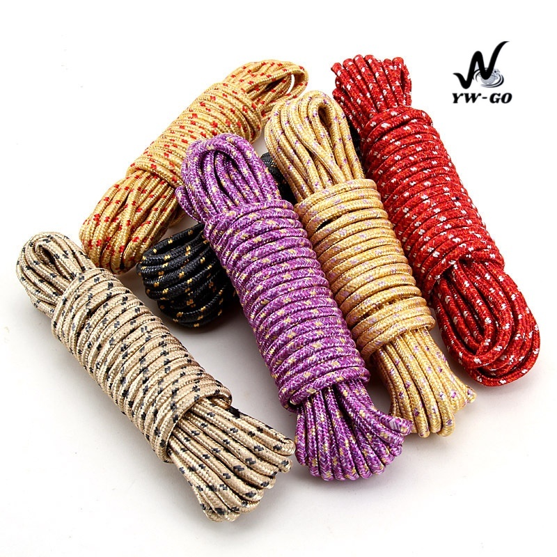 เชือกตากผ้า เชือก ยาว10เมตร เชือกพาราคอร์ด สำหรับเดินป่า ตั้งแคมป์ (พร้อมส่งค่ะ)G2728