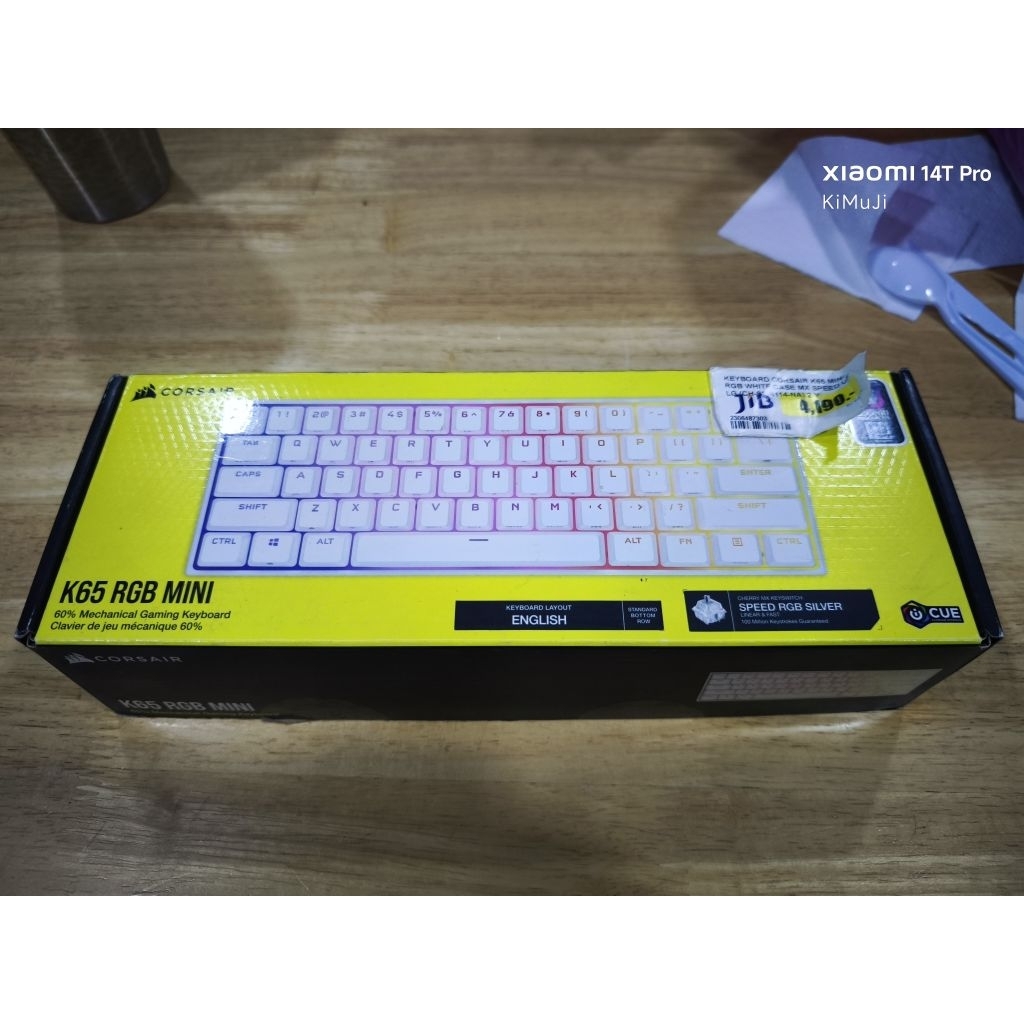 Keyboard Corsair K65 rgb mini Key eng เชอรี่สวิท