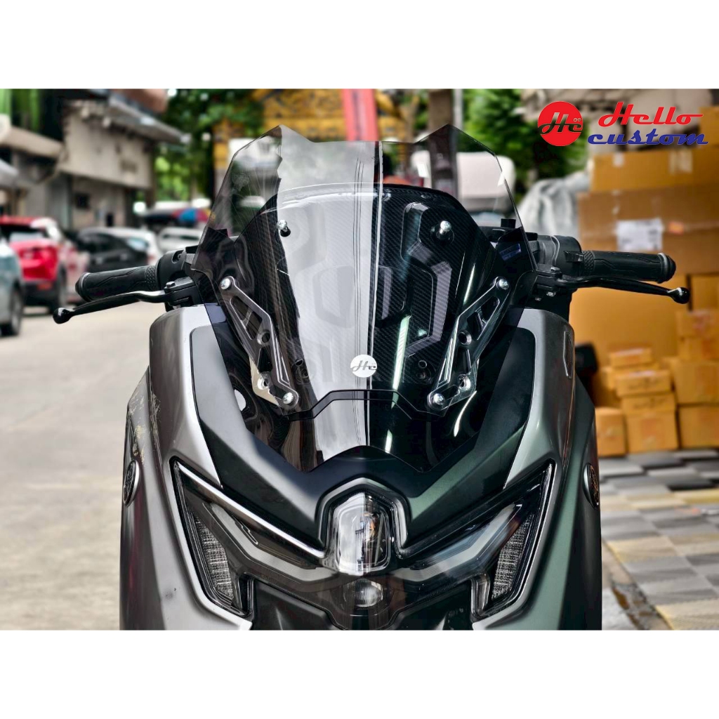 ชิวหน้า ทรงซิ่ง Nmax 2025 ใส่ได้ทั้ง ธรรมดา และ Turbo ชิวซิ่ง Nmax155 รับรองใส่แล้วซิ่ง