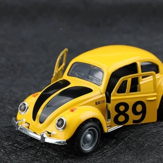 โมเดลรถเต่า Beetle รถเหล็ก ไม่มีกล่อง มีลาน เปิดประตูได้ รถคลาสสิค