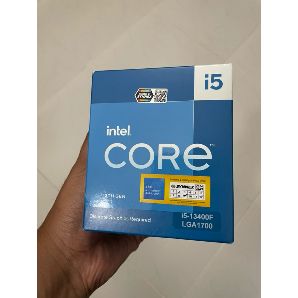 ซีพียู Intel core i5 13400f มือสองใหม่มากครบกล่อง มีประกัน Advice
