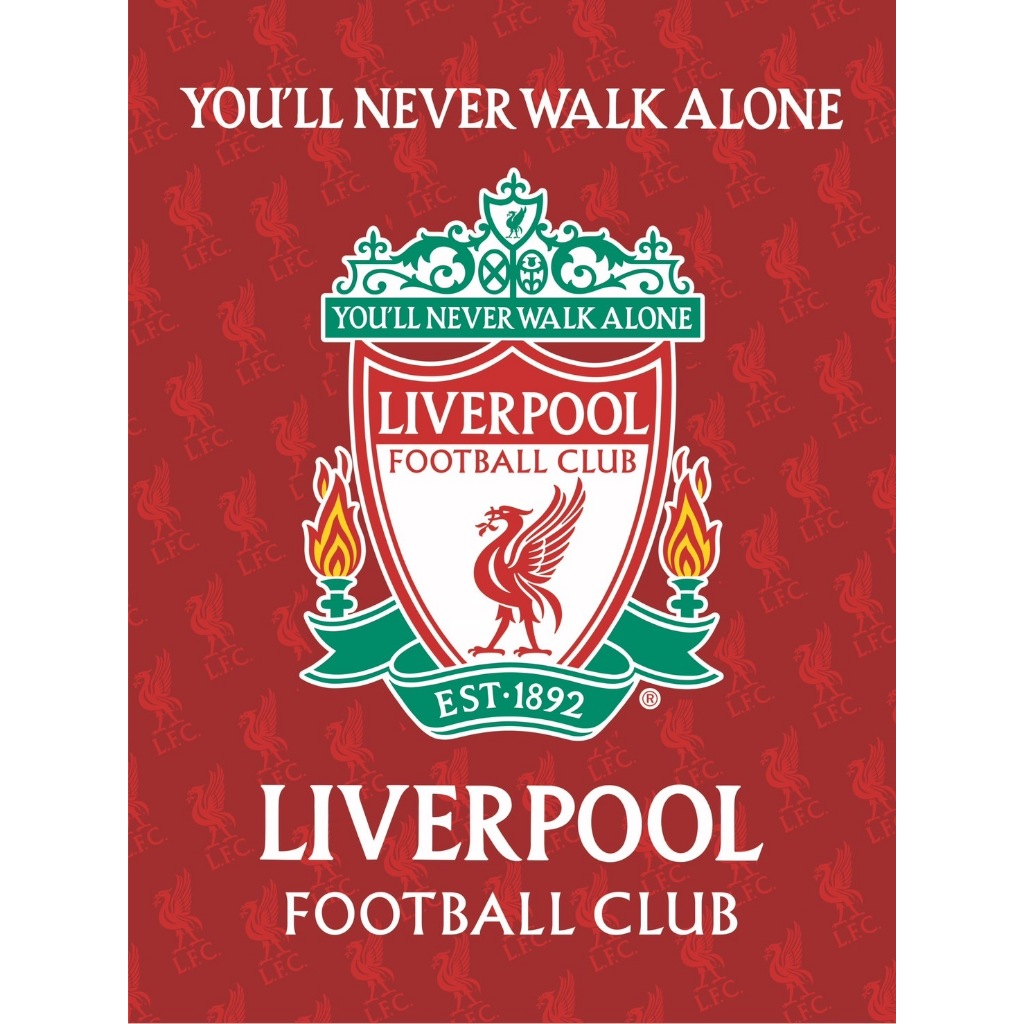 ผ้าห่ม Liverpool ลิเวอร์พูล L.F.C. ขนนุ่ม 60" x80" ลิขสิทธิ์แท้