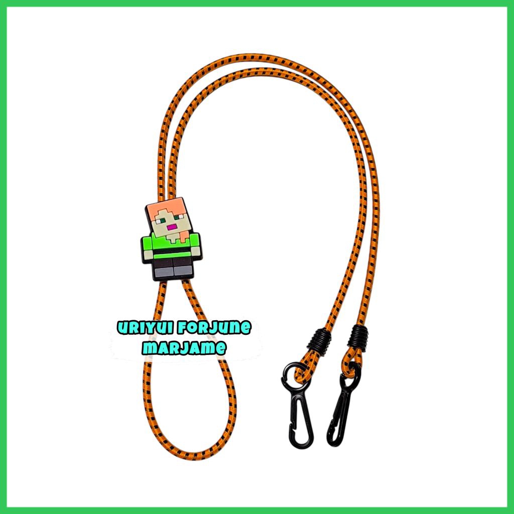 สายคล้องแมส โรบ้อค มายคราฟ ฮีโร่ รุ่นปรับได้  ใช้ได้ทั้ง เด็ก - ผู้ใหญ่ - รูปที่ 2