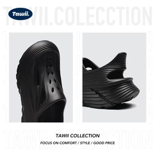 Tawii. รองเท้าแตะ ผู้ชาย แฟชั่น หนา 5 ซม EVA หนึ่งชิ้น กีฬากลางแจ้ง รองเท้าแตะกันลื่น ขนาด 40-45 4 สี