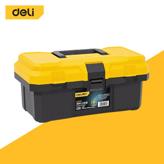 Deli กล่องเครื่องมือ กล่องเครื่องมือช่าง 12นิ้ว แข็งแรง เหนี…