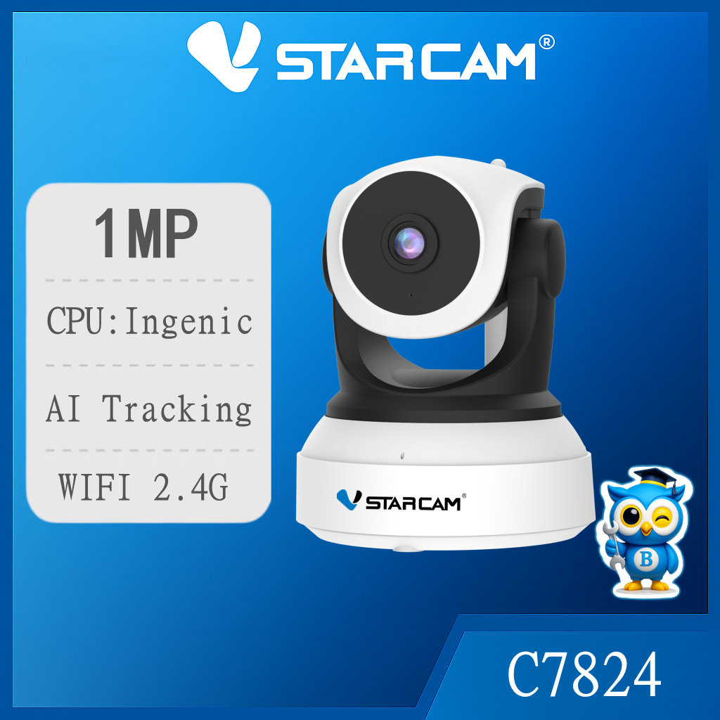Vstarcam C7824 กล้องวงจรปิด IP Camera รุ่น C7824 1.0 Mp and IR Cut WIP HD