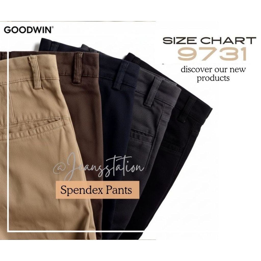 Goodwin 76 - 𝑆𝑝𝑎𝑛𝑑𝑒𝑥 𝑃𝑎𝑛𝑡𝑠 | กางเกงขายาว 𝟫𝟩𝟥𝟣 "มากกว่ากางเกงคือความลงตัวในทุกๆ วันของคุณ"