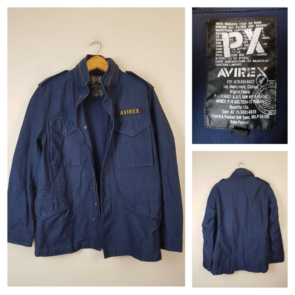 AVIREX M-65 Military Long Sleeves Jacket