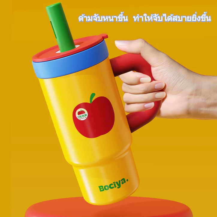 UCOCOLLA กระติกน้ำเก็บอุณหภูมิ 6 ชั้น 500ml แก้วโบโรซิลิเกต เก็บร้อน-เย็น 12 ชม. ทนความร้อน สแตนเลส 316 ดีไซน์สวย thumbnail 9