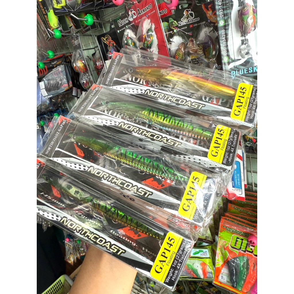 เหยื่อลากโน๊ทโค้ด Nortcoast รุ่นGAP145