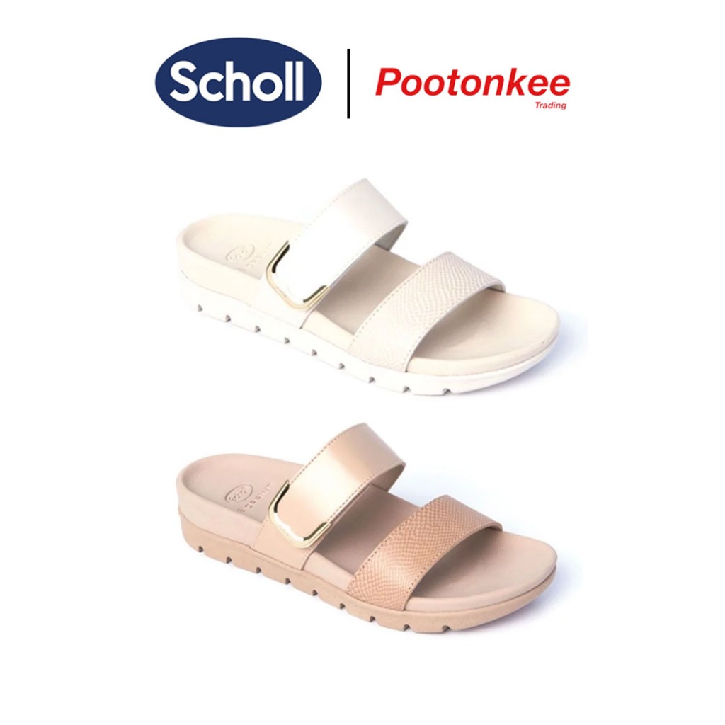 Scholl รองเท้าสกอลล์-เอเลน่า Elena แตะผู้หญิง รองเท้าสุขภาพ นุ่มสบาย กระจายน้ำหนัก