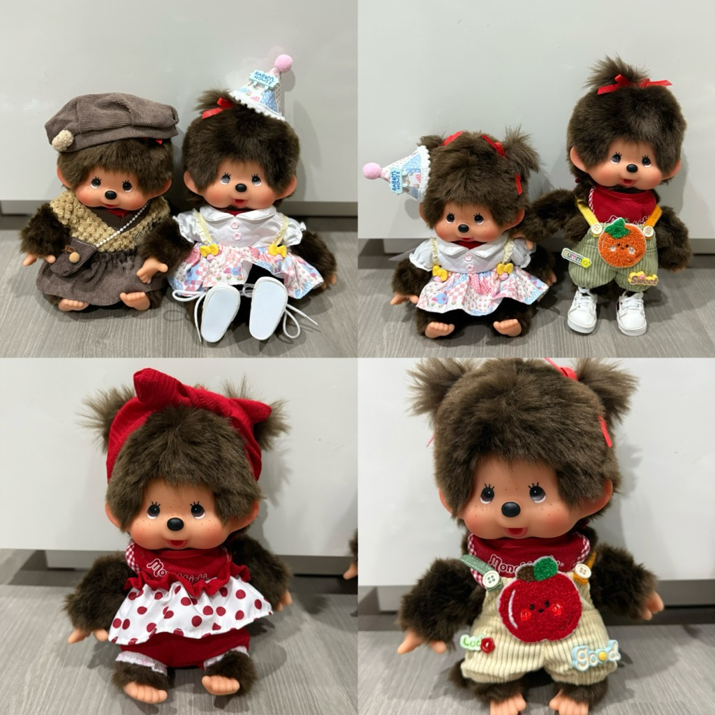 ร้านไทย🇹🇭ชุดตุ๊กตา25cm ชุดmonchhichi(ขายเฉพาะชุด/อุปกรณ์ ❌ ไม่รวมตุ๊กตา