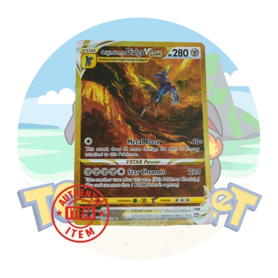 Pokemon Card "Dialga Vstar Gold GG68/GG70" ENG Crown Zenith