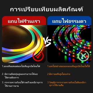 ไฟนีออนแบบยืดหยุ่นพร้อมไฟเปลี่ยนสี RGB 220V รองรับ APP และรีโมทคอนโทรลสำหรับ KTV Bar เทศกาลงานปาร์ตี้ตกแต่งสมาร์ทไลท์