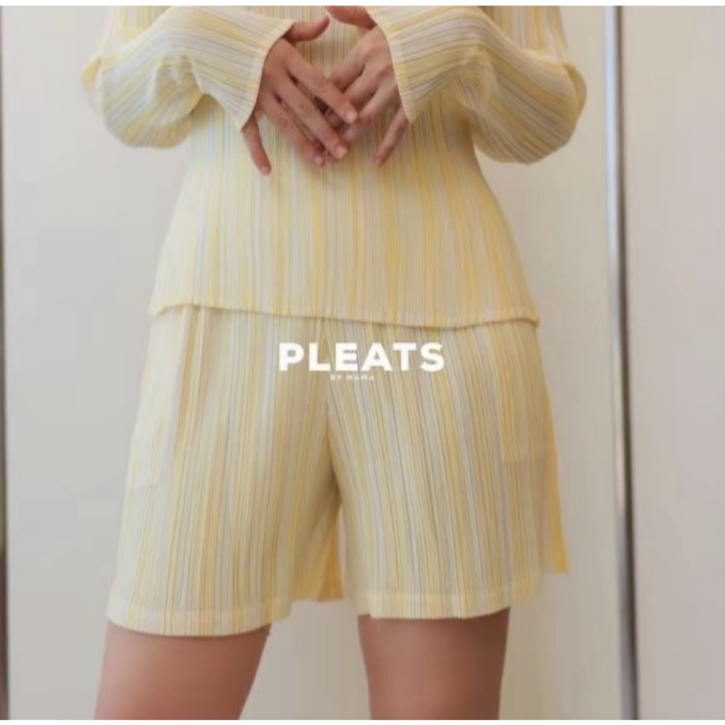 กางเกงอัดพลีท รหัส P226 - PLEATS BY MAMA PANTS