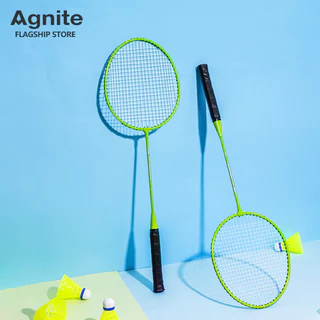 [ของขวัญฟรี] Agnite ไม้แบดมินตัน ไม้แบด พร้อมกระเป๋าพกพา น้ำหนักเบา อุปกรณ์กีฬา Badminton Racket