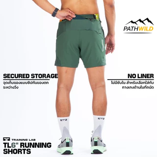 Training LAB TL Running Shorts (6”) 2.0 กางเกงวิ่งขาสั้น ผู้ชาย รุ่น 6” 2.0 ผ้าแห้งเร็ว น้ำหนักเบา ระบายอากาศดี