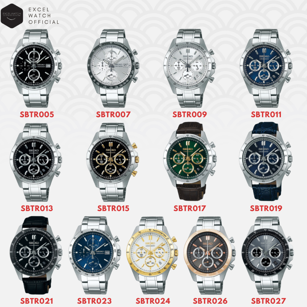 [ Excel Watch ] นาฬิกาข้อมือ Seiko Spirit รวมรุ่น SBTR005 SBTR007 SBTR011 SBTR013 SBTR021 SBTR027 Ch
