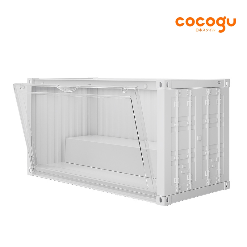 COCOGU Container Box กล่องใส่โมเดล ตู้โชว์โมเดลใส กันฝุ่น ดีไซน์คอนเทนเนอร์ ใช้งานสะดวก