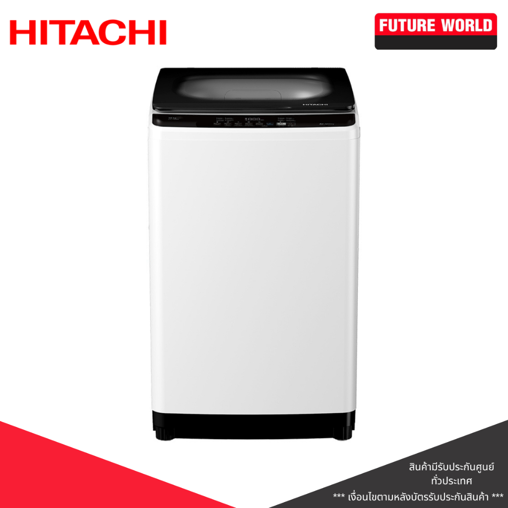 เครื่องซักฝาบน ขนาด 10Kg. ยี่ห้อ HITACHI  รุ่น LTL10M00WH