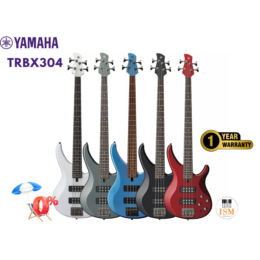 Yamaha TRBX304 เบสไฟฟ้า 4 สาย Electric Bass 4 Strings ประกันศูนย์ 1 ปี