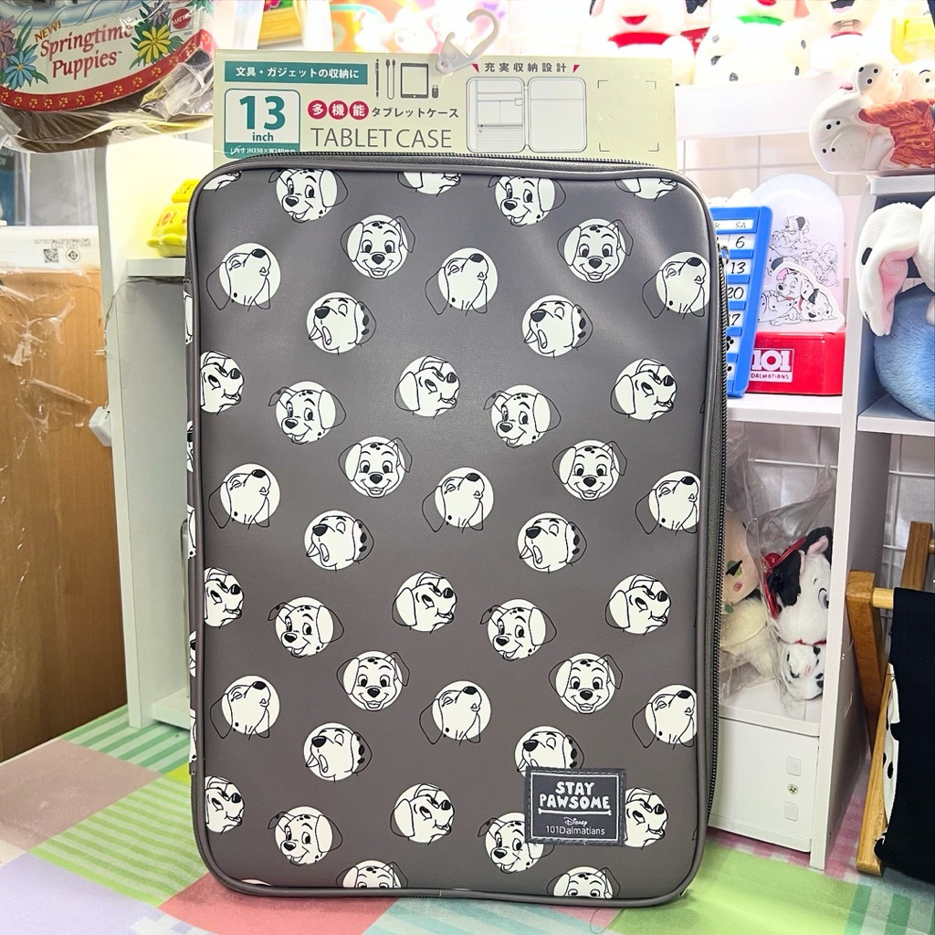 💻 Tablet Case กระเป๋าใส่ ipad MacBook ใหม่มือ 1 🆕 งานญี่ปุ่น 🇯🇵ลาย 101 Dalmatians ทั้งสองด้าน ขนาด 1