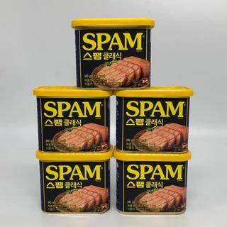 Spam Classic Light 80g 200g 340g แฮมกระป๋อง แฮมกระป๋องเกาหลี สำเร็จรูป สูตรต้นตำรับ 스팸