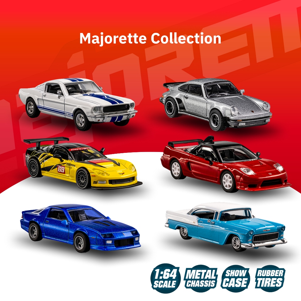 Majorette Collection: An Iconic Line รถยนต์ระดับตำนาน ทั้ง 6 แบบ ล้อยาง พร้อมกล่องอลิคิค