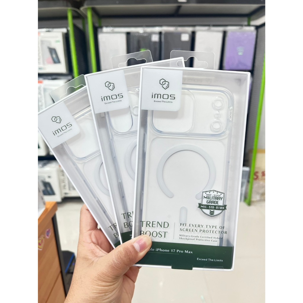 เคสมือถือ IMOS Mag Case for iP 17/17Pro/17Air/17Promax สีใส