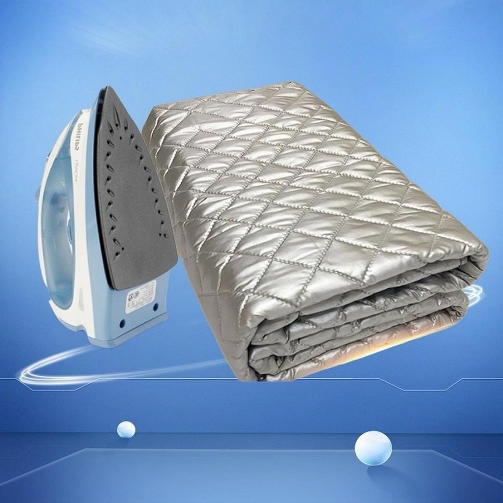 ที่รองรีดช่วยให้ผ้าเรียบไว ประหยัดไฟ ประหยัดเวลา  ผ้ารองรีด 48x85cm. พับเก็บได้ ใช้ได้ทั้ง2 ด้าน