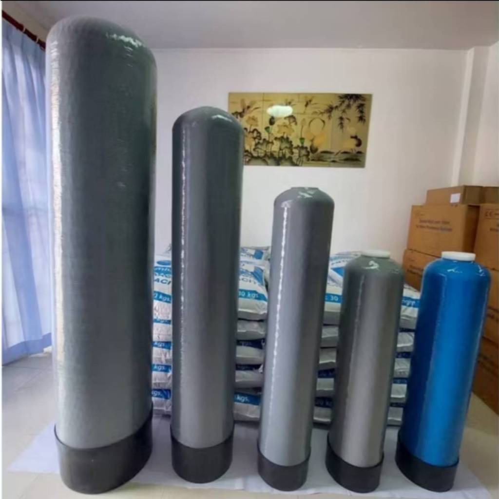 ถังกรองน้ำไฟเบอร์ ถังไฟเบอร์กลาส FRP กลาสทนต่อแรงดันน้ำได้ดี และต้านทานการกัดกร่อนได้ดี