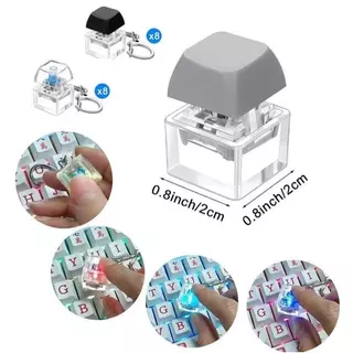 ปุ่ม คีย์บอร์ด แบบLED ของเล่น ของเล่นคลายเครียด พวงกุญแจ ลดความดัน