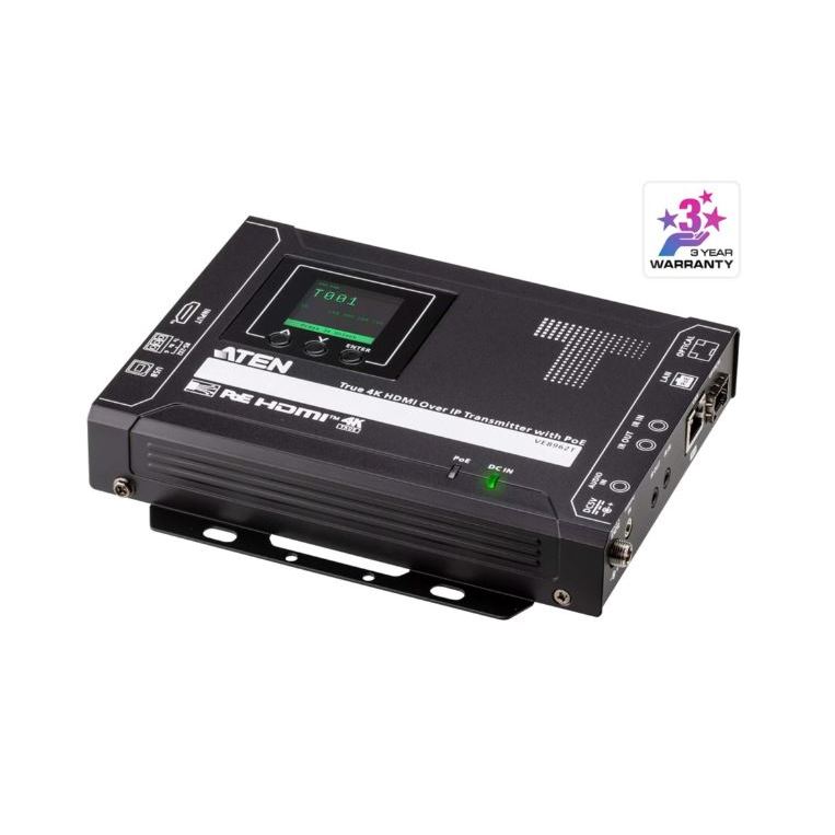 ATEN True 4K HDMI over IP Transmitter / Receiver with PoE รุ่น VE8962T  VE8962R VE8962