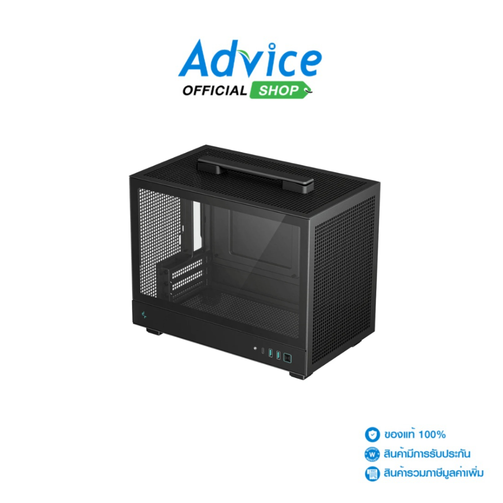 DEEPCOOL MINI-ITX CASE (เคสคอมพิวเตอร์) (NP) CH160 BLACK - A0164991