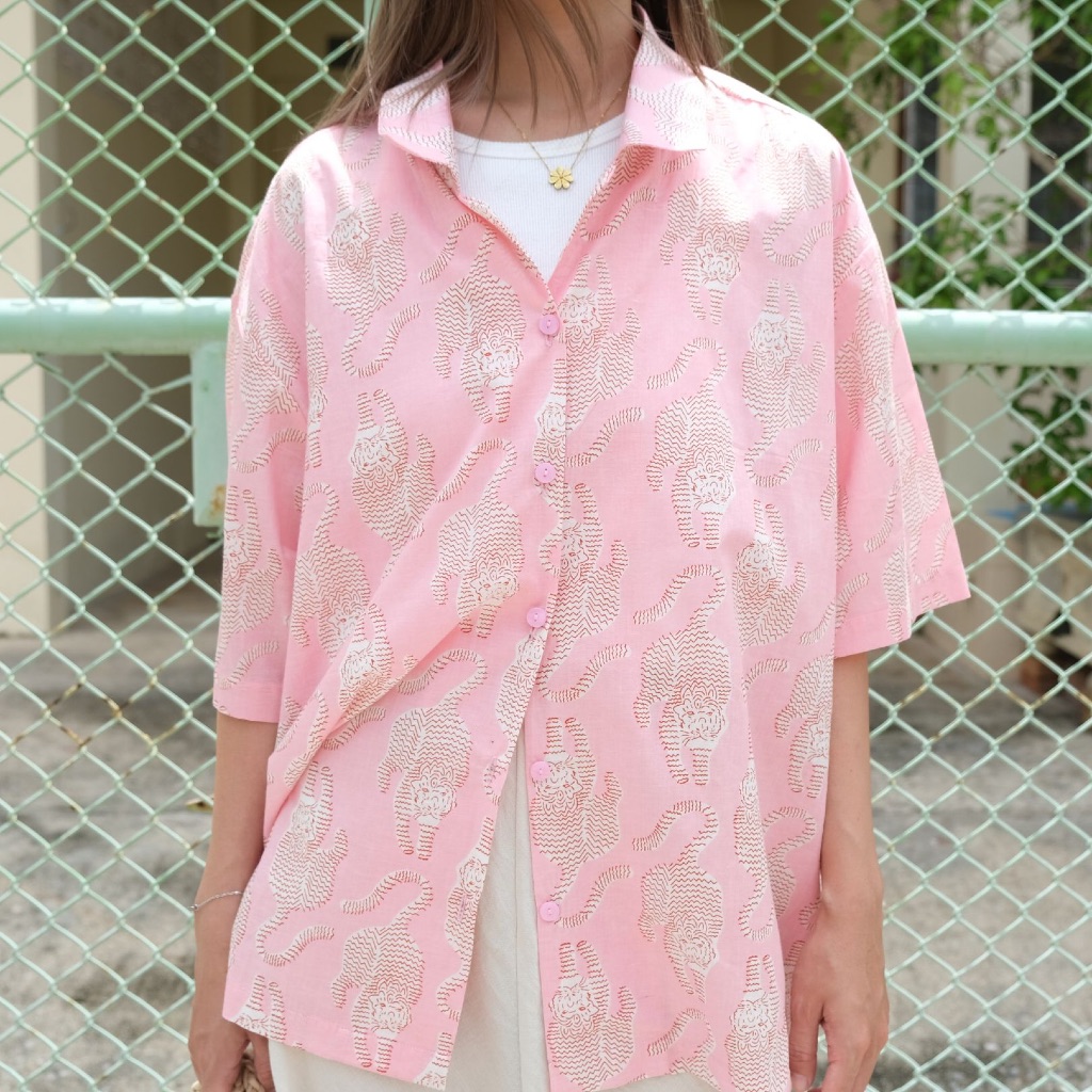 Tiger & Rose Hawaiian Shirt