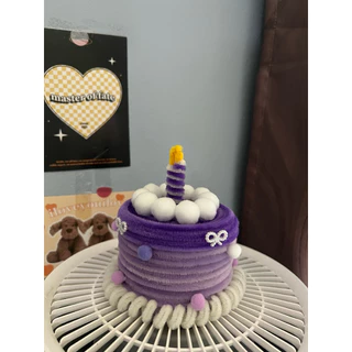 🎂✨ เค้กลวดกำมะหยี่เปิดใส่ของได้ ของขวัญวันเกิด พร้อมกล่อง🎂