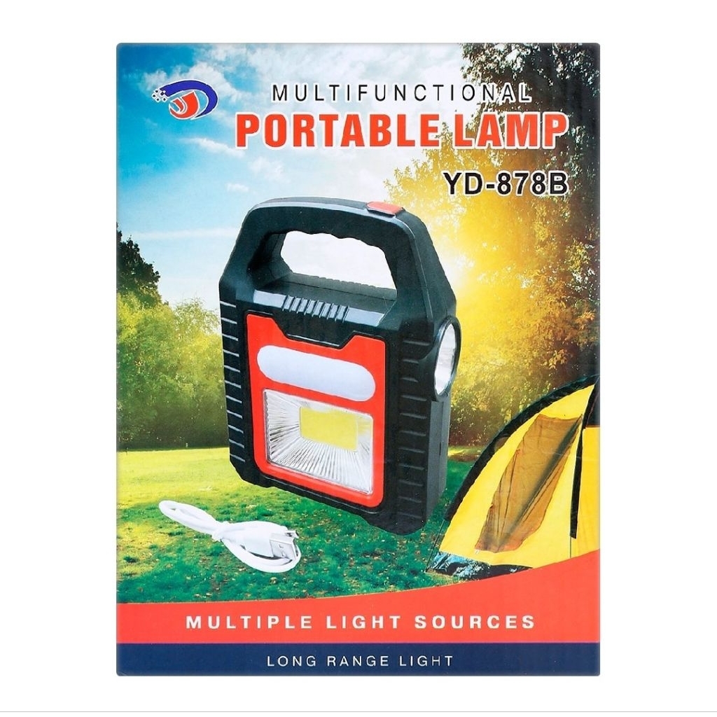 ตะเกียงไฟฉายพร้อมสายชาร์จ USB 1000W รุ่น YD-878A