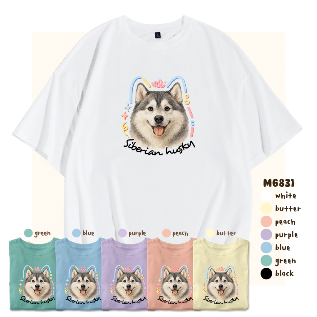 HappyPawPop – Siberian husky ไซบีเรียนฮัสกี้ m6831