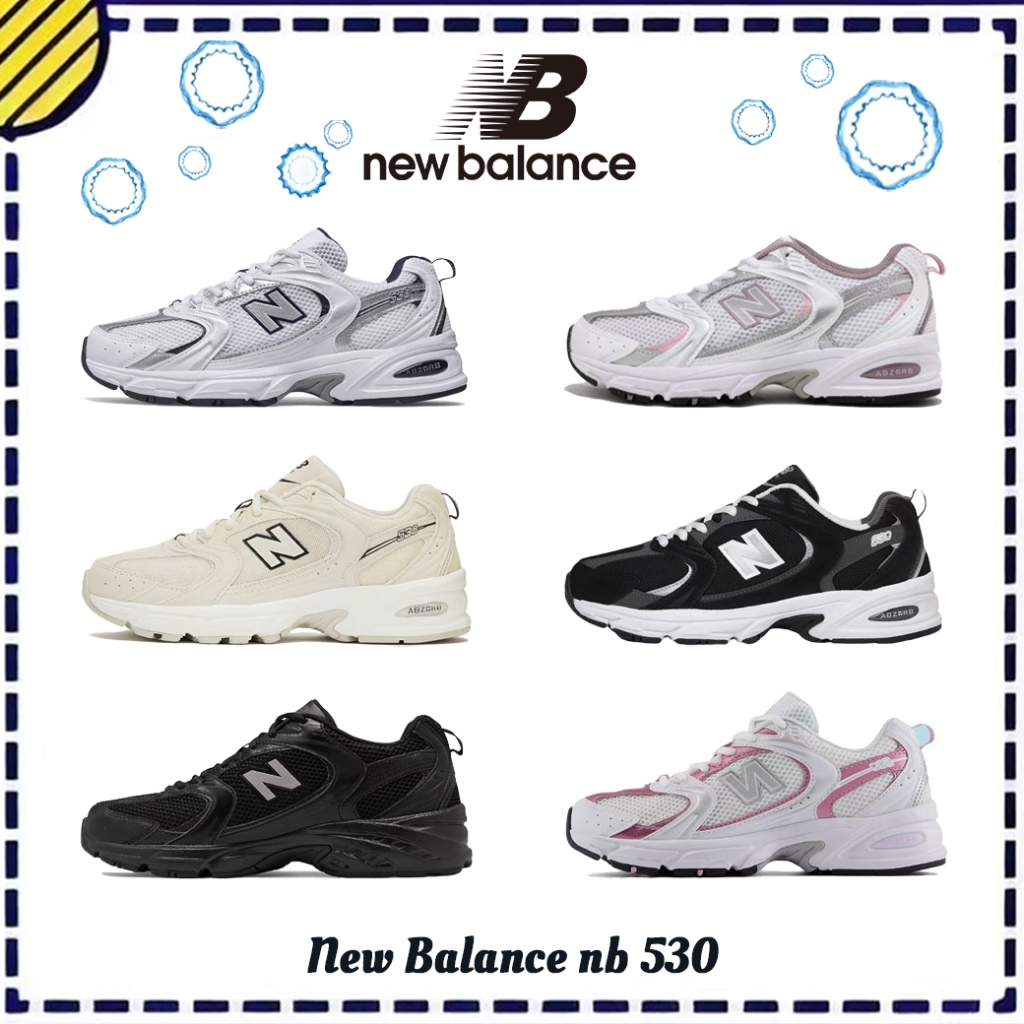รองเท้ากีฬา🎃New Balance NB 530 MR530 SG/FB1/SH/PK/CC/SGC รุ่นใหม่ ใส่ได้ทั้งผู้ชายและผู้หญิง