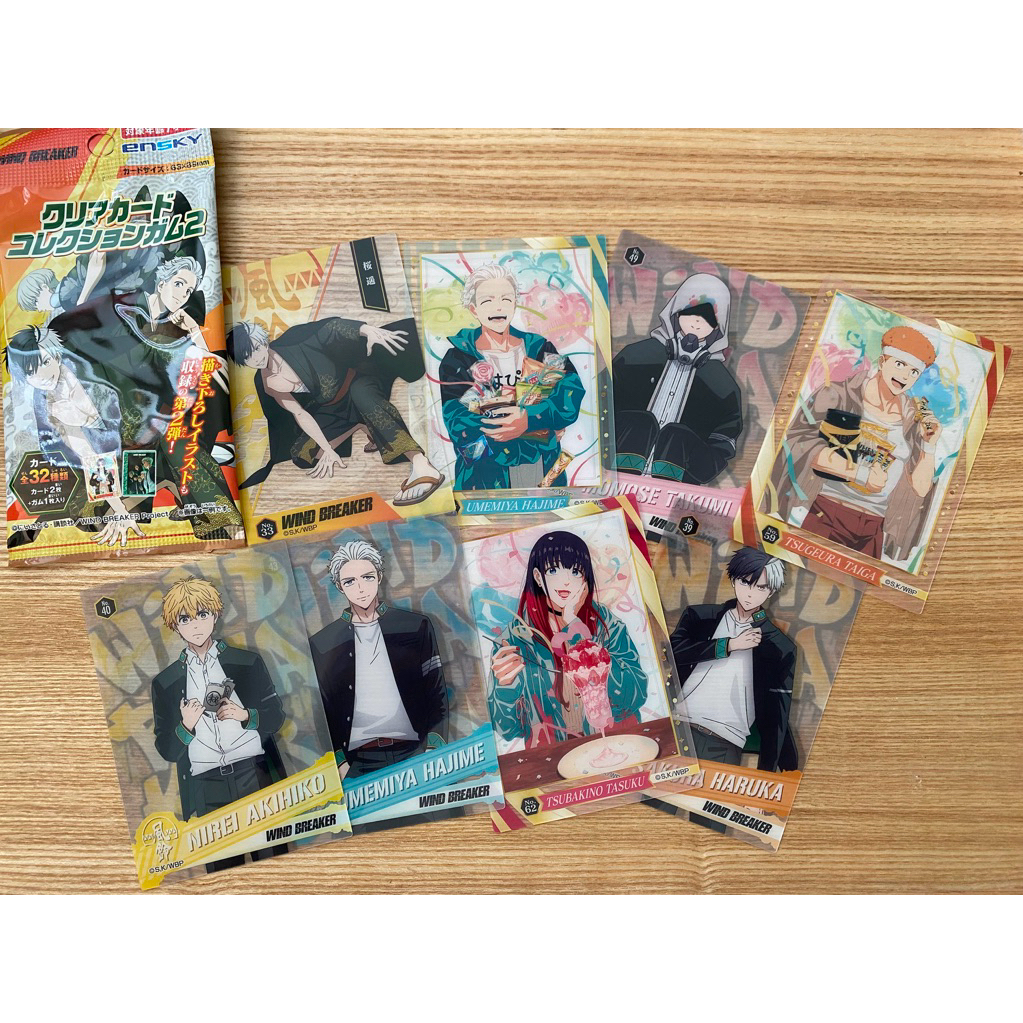 Wind Breaker, clear card, Ensky, ของสะสมจากแอนนิเมะ