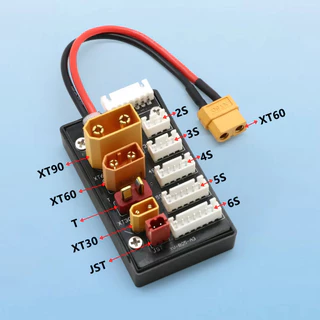 Xt30 XT60 XT90 JST T 2-6S แท่นชาร์จแบบขนานสําหรับอุปกรณ์เสริม RC
